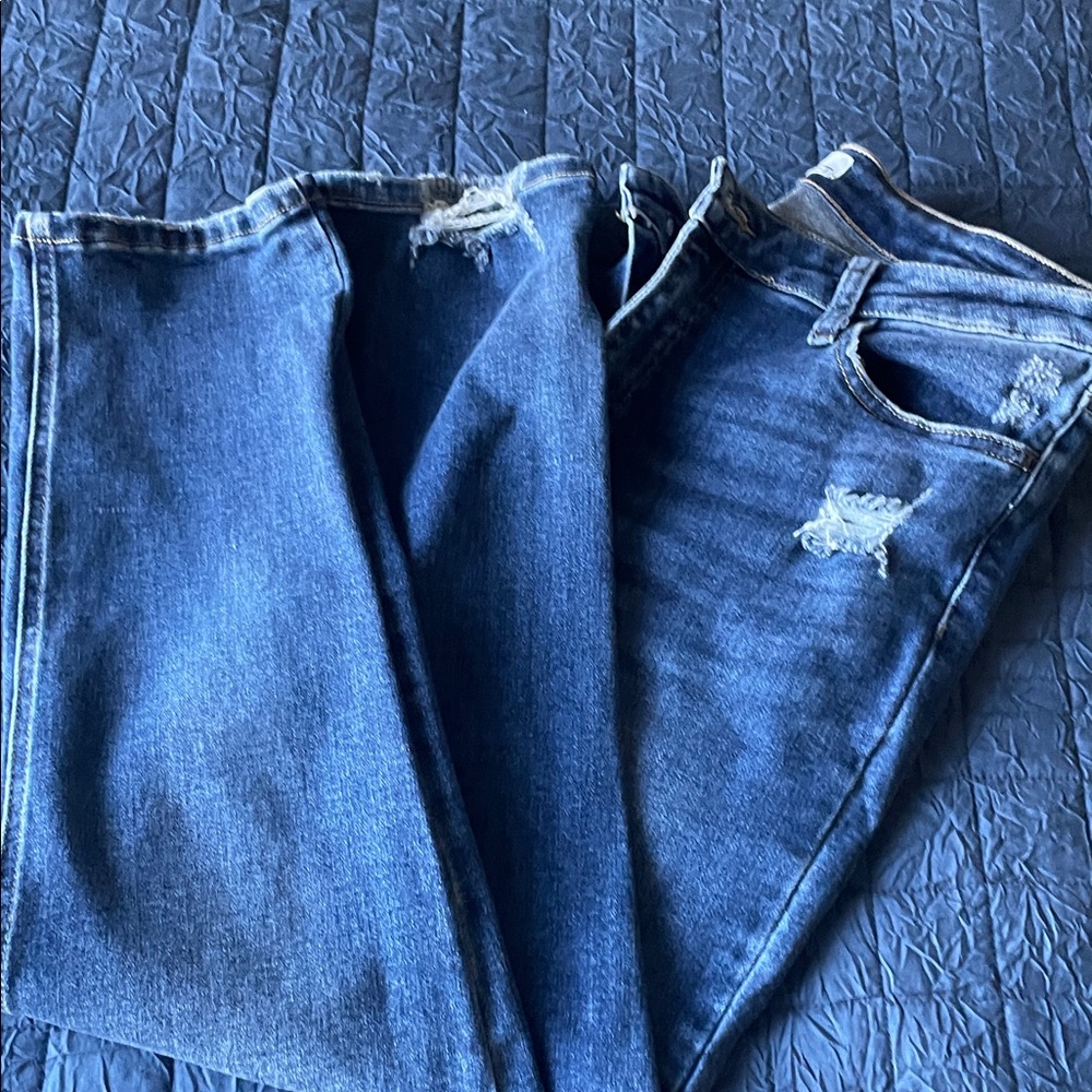 Vervet  Blue Distressed Women Jeans